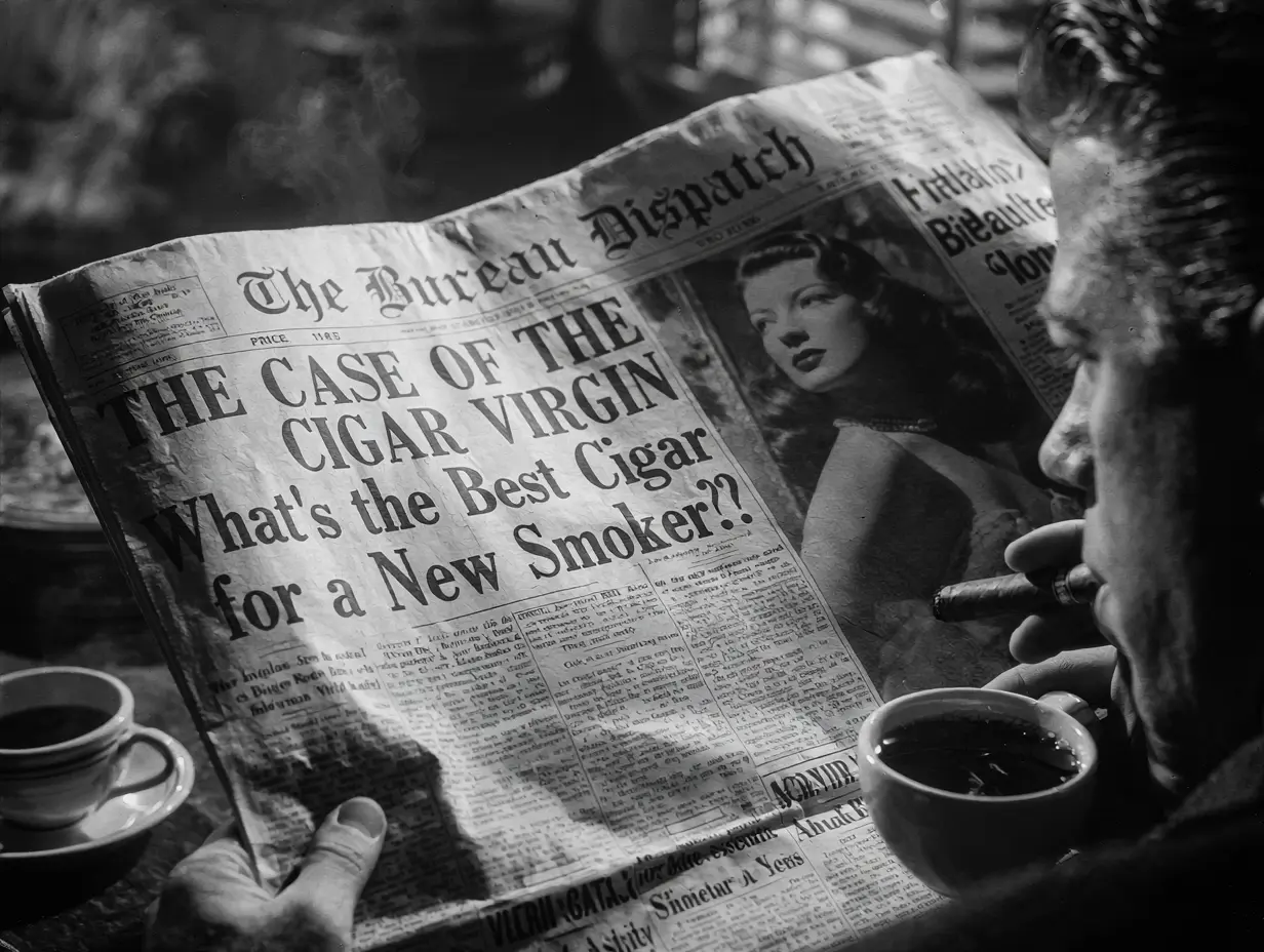 The Bureau Dispatch — What's the Best Cigar for a New Smoker? — Detective Watson Investigates — Noir Cigar